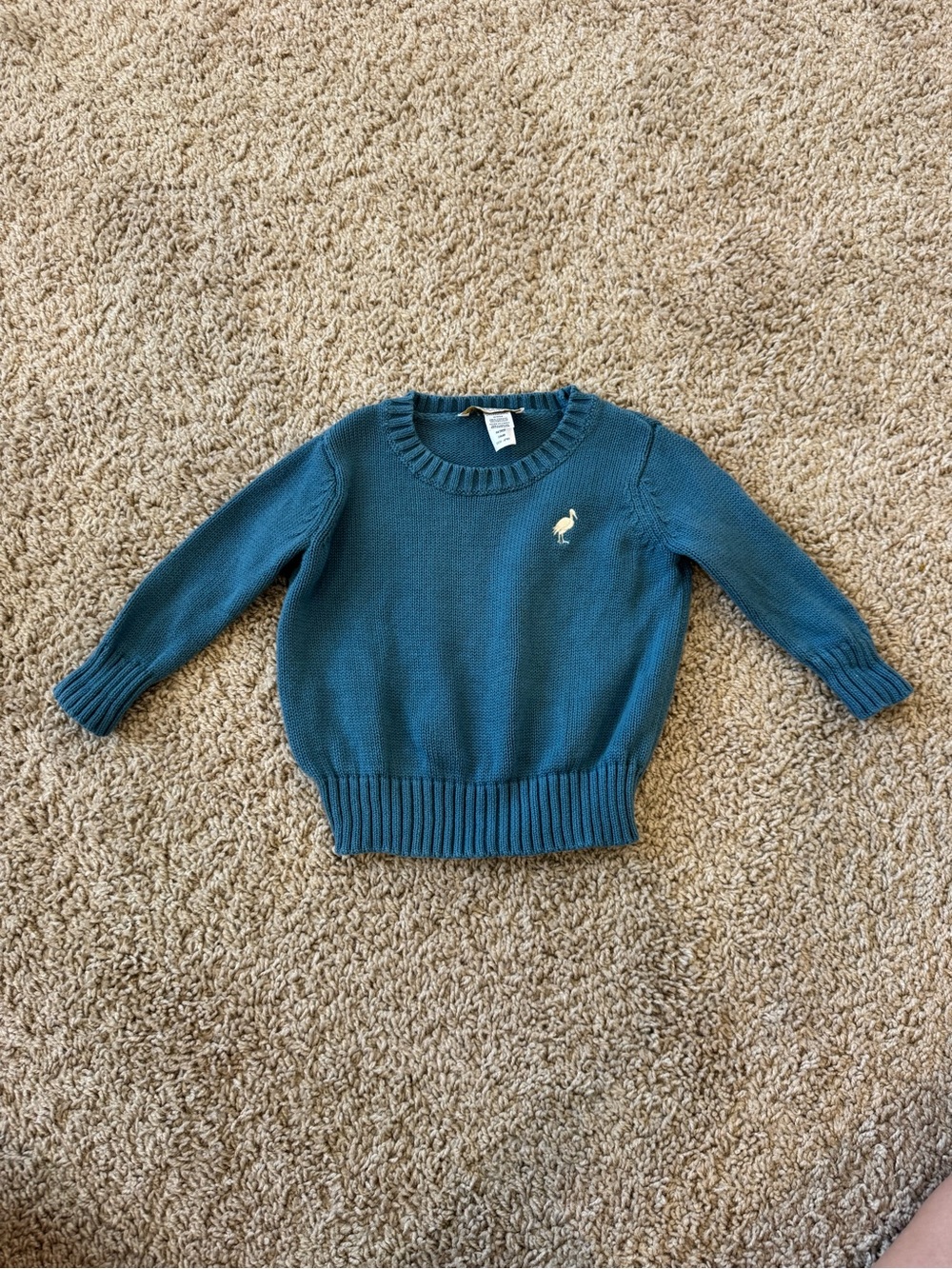 The Beaufort Bonnet Company Isaac's Sweater - Barnsley Blue with Palmetto Pearl